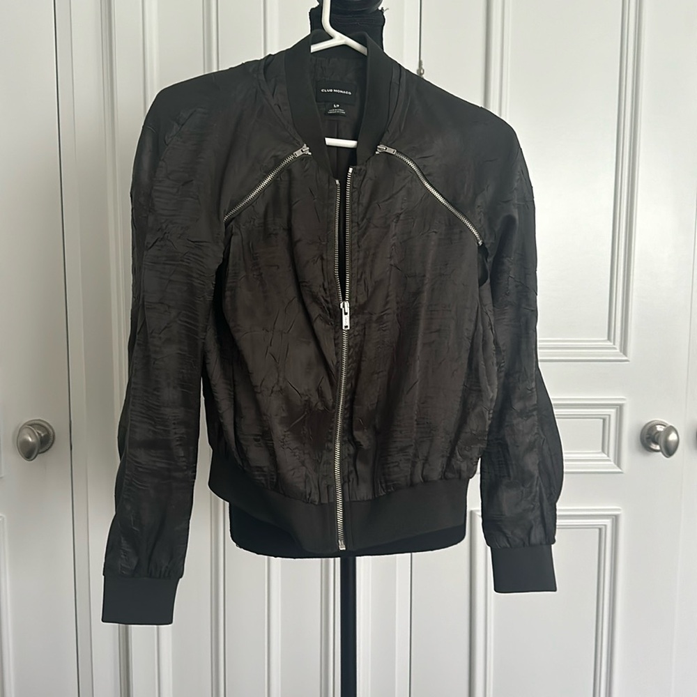 Cub Monaco size S zipper front bomber jacket